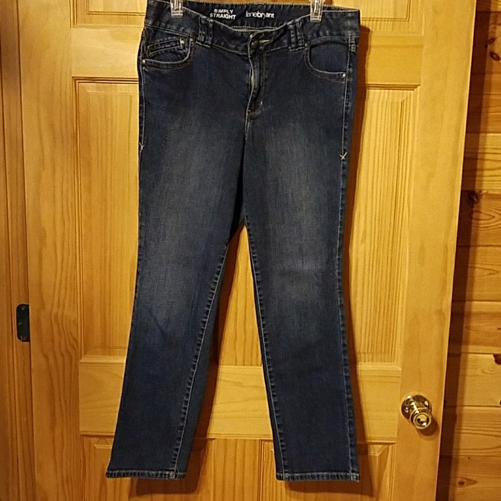 Lane Bryant simply straight jeans